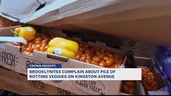 DSNY to remove pile of rotting vegetables in Crown Heights street News Clip