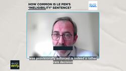 Fact-check: Is Le Pen's ban from public office an anomaly in France and Europe? News Clip