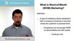Word-of-Mouth Marketing Instructional Video
