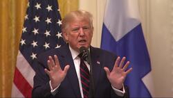 Angry Trump rails against Biden, media, WTO News Clip