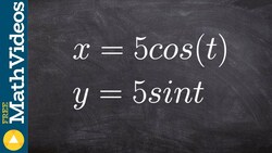 How to eliminate the parameter with two trigonometric equations Instructional Video