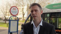 'Driverless' bus takes to the road at business park in Oxfordshire News Clip