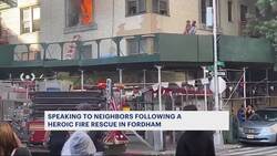 First look at damage following Fordham fire that injured 12 News Clip