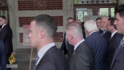 Pro-Palestine protesters condemn German president over Israel support in Istanbul News Clip