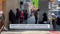 'The entire sidewalk was obstructed.' Concerns loom amid new migrant shelter in Mott Haven News Clip