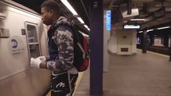 NYC commuters face social distancing challenge Instructional Video