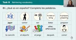 End of school year: 'jugar', 'juego', 'juegas', 'juega' Instructional Video