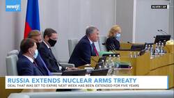 Russian President Vladimir Putin Signs Nuclear Arms Treaty Extension News Clip