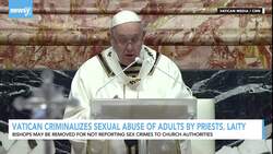Vatican Criminalizes Sexual Abuse Of Adults By Priests, Laity News Clip