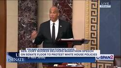 Cory Booker tops 21 hours in a Senate speech. Will it rally the resistance to Trump? News Clip