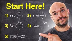Beginner Guide For Evaluating Trig Functions Instructional Video