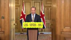 Dominic Raab giving daily coronavirus press briefing News Clip