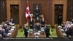Saskatchewan premier threatens to stop collecting carbon tax News Clip