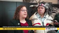 Federal government transfers almost 80 hectares of land back to Snuneymuxw First Nation News Clip
