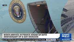 Biden lands in France to meet with global leaders ahead of the 80th anniversary of D-Day invasion News Clip