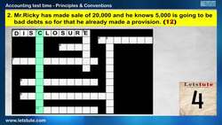 Accounting Test Time - Accounting Principle & Conventions - Part 2 Instructional Video