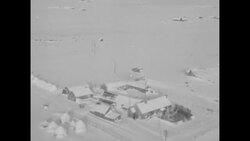 British Navy helicopters fly relief supplies to places in Scotland hit by heavy snow News Clip