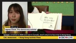Hong Kong pro-democracy activist says she left home to put 'freedom over fear' News Clip