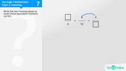 KS2 Primary Maths Age 9-13 - Ratio, Proportion and Algebra: Finding Missing Numbers - Explained Instructional Video