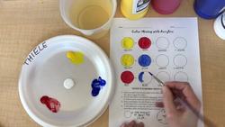 Acrylic Paint Mixing Demo Instructional Video