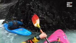 Riding a Kayak Over a 134-Foot Waterfall Instructional Video