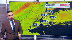 WIND ALERT: Major gusts Monday in New York City could reach 50 mph News Clip