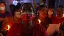 Protest against Military coup in Myanmar News Clip