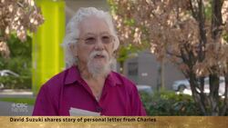 David Suzuki reveals 32-year-old letter from King Charles News Clip