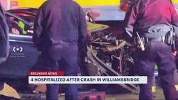 NYPD: 4 injured in Williamsbridge crash Instructional Video