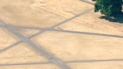 London's Hyde Park during a drought News Clip