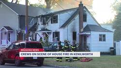 Firefighters battle house fire in Kenilworth Instructional Video
