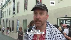 Lisbon art installation highlights the suffering of Gaza’s children News Clip