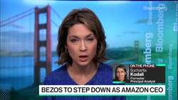Forrester Research's Kodali on Bezos Stepping Down as Amazon CEO News Clip
