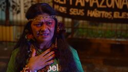 Protesters march in Rio de Janeiro on Amazon Day Instructional Video