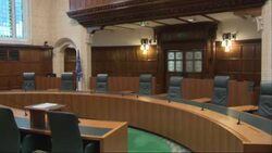 Interior views of the Supreme Court of the United Kingdom News Clip