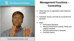 Control Function of Management Instructional Video