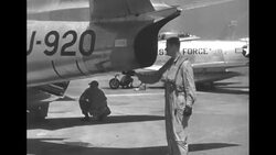 US-supplied F-84s for Nationalist China News Clip