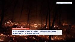 Officials: Jennings Creek wildfire will grow to at least 5,000 acres before reaching 100% containment Instructional Video