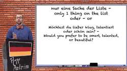 German for Beginners #39: und, oder, aber, denn, sondern Instructional Video