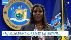 J&J Agrees To Pay New York $230M In Opioid Settlement News Clip