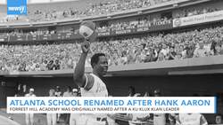 Atlanta School Being Renamed After Hank Aaron News Clip