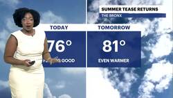 Hazy and hot weather arrives Thursday before a weekend cooldown News Clip