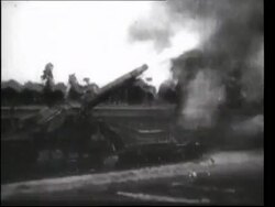 Battle of Somme, enemies together in first aid station, 1916 Stock Footage