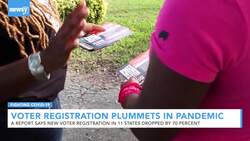 U.S. Voter Registration Dropped Dramatically Due To Pandemic News Clip