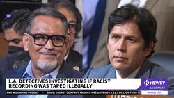 L.A. Police Investigating If Racist Recording Was Taped Illegally News Clip