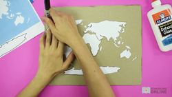 Arts and Crafts: How to Make a World Map Instructional Video
