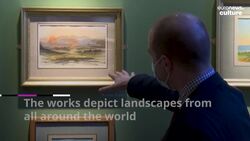 Largest ever collection of watercolours painted by Prince Charles on display in London News Clip