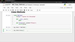 Python for Everybody: The Ultimate Python 3 Bootcamp - Class Methods Instructional Video