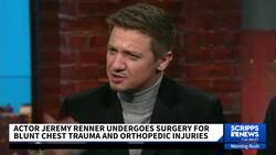 Actor Jeremy Renner Undergoes Surgery After Snow Plow Accident News Clip