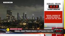 Breaking: Israel warns of missile attack on Tel Aviv, air force working to eliminate threats: IDF News Clip